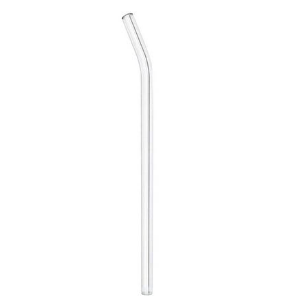 Clear Eco Glass Straws Set of 6