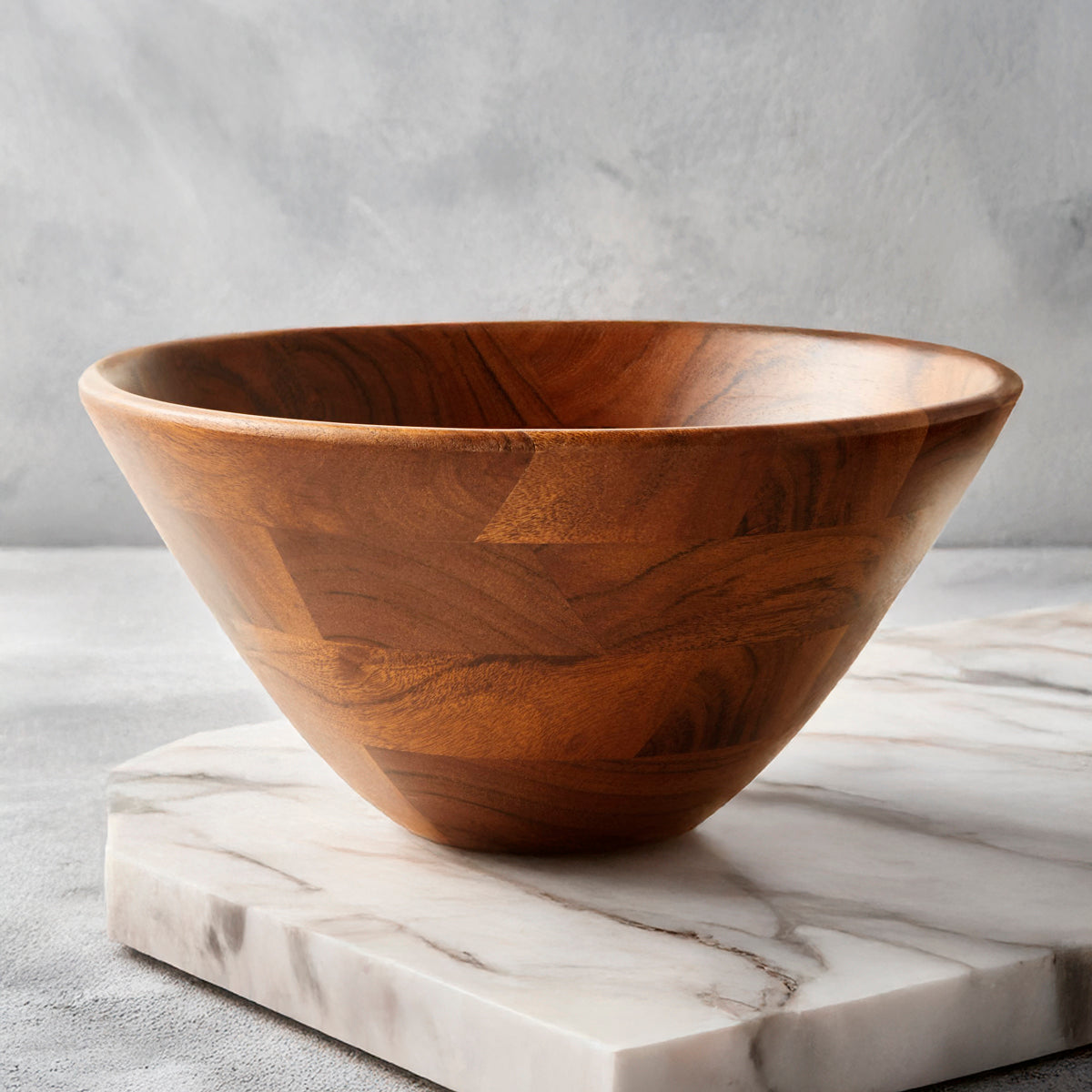 large wood salad bowl