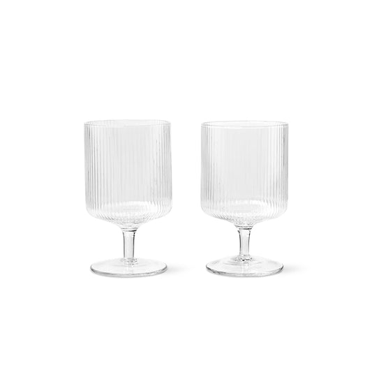 Gatsby Ripple Goblet Wine Glasses