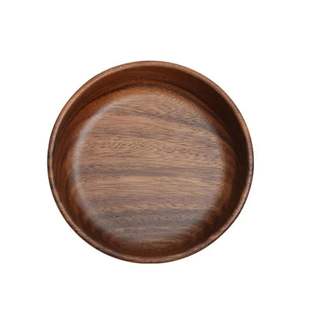 shallow wooden serving bowls