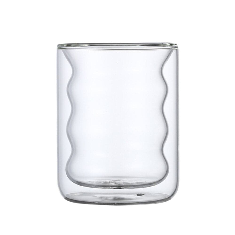 Mini Bubble Double Walled Glass Set