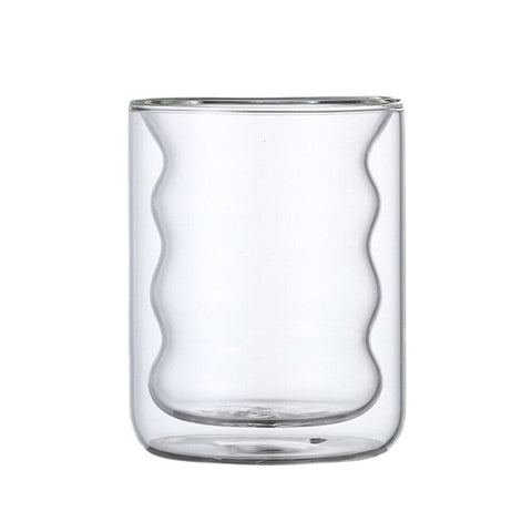 Mini Bubble Double Walled Glass Set