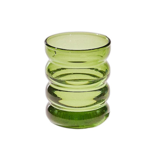 Bubble Insulated Drinking Glass In Green