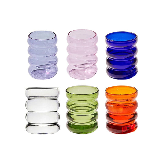 Bubble Insulated Drinking Glass Mix Set of 6