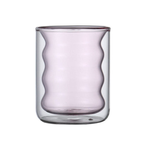 Mini Bubble Double Walled Glass Set