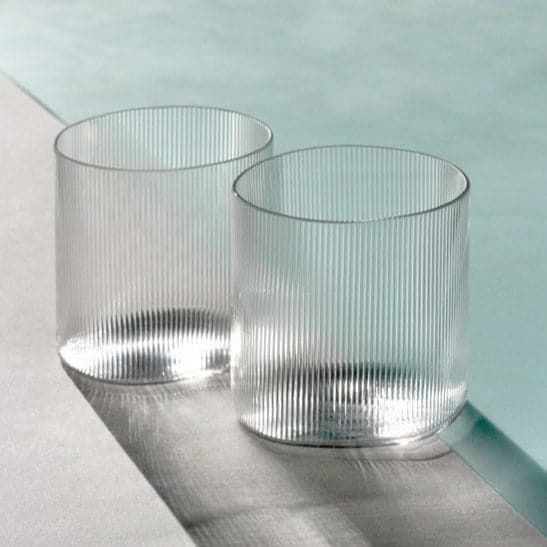 Gatsby Ripple Drinking Glass