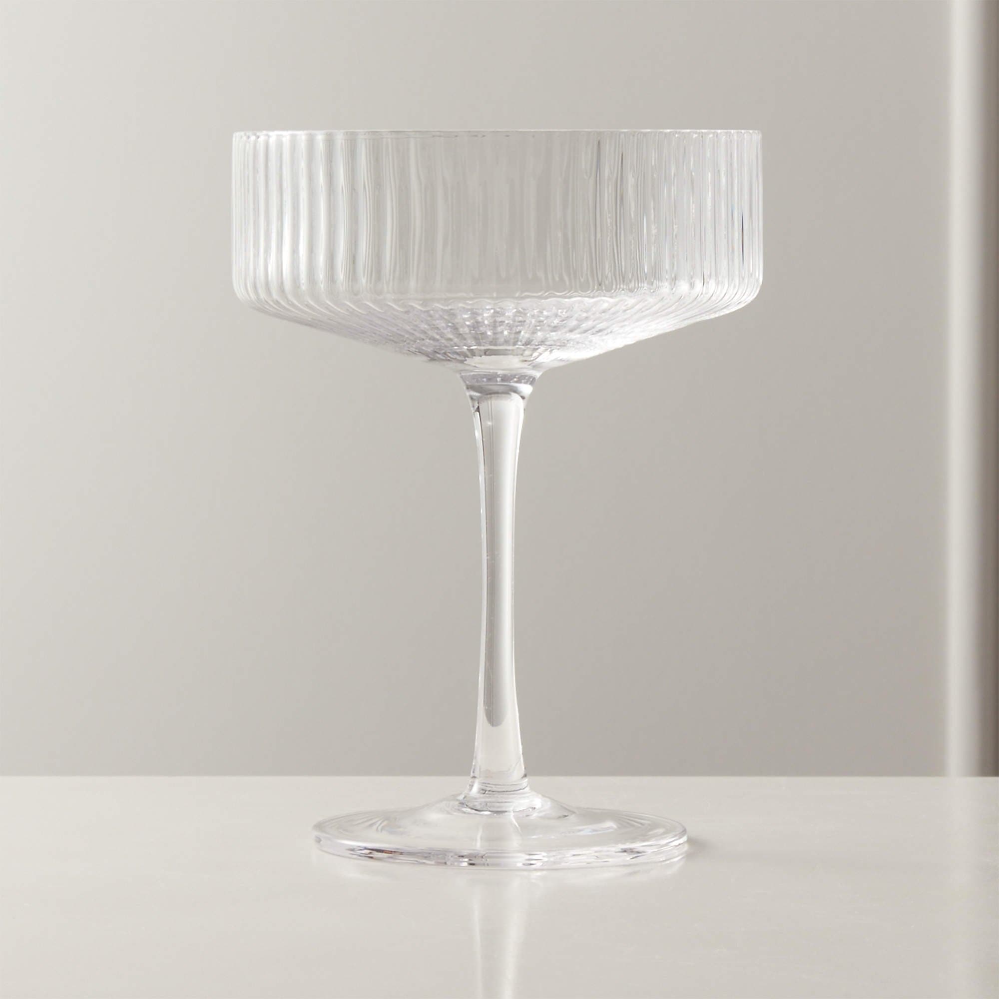 Ripple Coupe Glasses